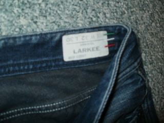 DIESEL MENS LARKEE JEANS WASH 008IT 32W 30L MADE IN ITALY VGC