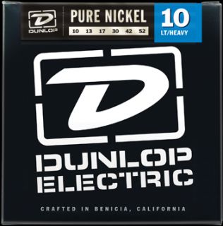 Sets Dunlop Pure Nickel Steel Electric Guitar String Set 10 52 Gauge