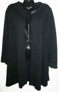 Eileen Fisher Womens Black Jacket Medium M