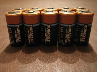  Duracell Ultra Batteries Lithium 123