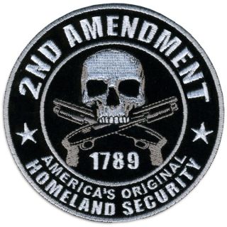 2nd Amendment Original Homeland Security 5 Motorcycle Biker Vest