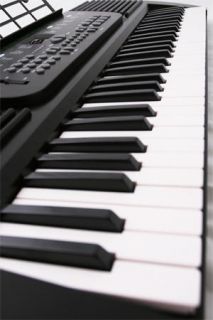 Black 61 Key Electronic Music Keyboard Electric Piano