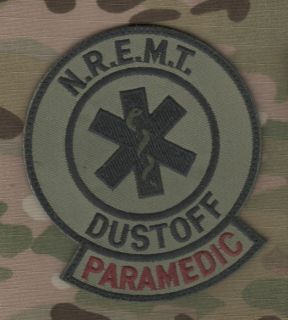  Whacker NATO ISAF JSOC N R E T M DUSTOFF Paramedic Velcro Patch