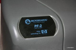 Microboards PF 2 CD DVD Inkjet Printer Print Factory HP