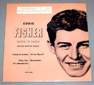 Eddie Fisher 45 RPM EP Irving Berlin Songs RCA EPA426