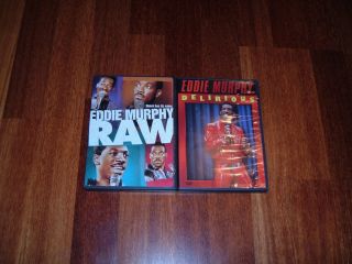 Eddie Murphy Raw Delirious 2 DVD Movie Collection Set Lot 1 2