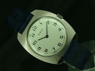Vintage Retro Edele Swiss Gents Mechanical Watch NOS 70S