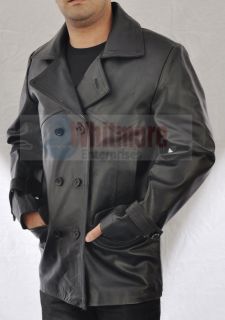 Eccleston Dr Who U Boat TV Series Stylish Black Original Leather