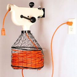 save time winding up extension cords and keep your work area neater