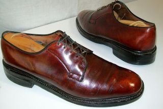 ALLEN EDMONDS Mens CORDOVAN Leather Mens DRESS Shoe BLUCHER OXFORD 9