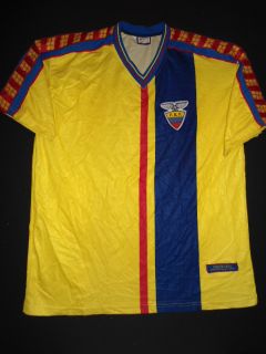 Ecuador National Soccer Jersey Size L