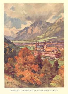 innsbruck and the abbey of wilten from berg isel item i d m 2095