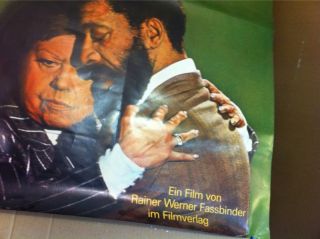 Filmplakat Angst Essen Seele auf  film Von Rainer Werner Fassbinder