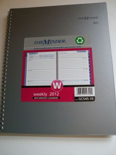  Weekly Appointment Planner Calendar Book Silver GC545 10 11x9