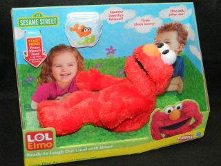 Elmo Plush Interactive Toy Laugh Out Loud Elmo Playskool Laughing Elmo