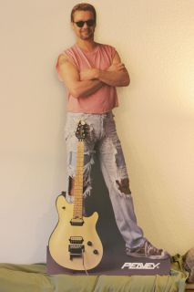 Eddie Van Halen EVH Life Size Peavey Wolfgang Guitar Standup Cutout