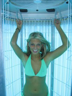  Booth Hollywood Tans HT60 Bronzing Booth 8 Minute Max New Bulbs