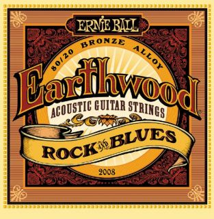 Ernie Ball 2008 Earthwood Rock Blues Acoustic Strings