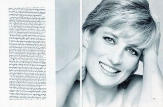 1997 Patrick Demarchelier Princess Diana Magazine Editorial Tribute