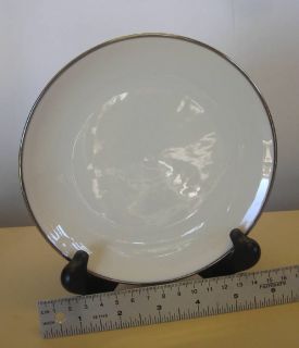 Franciscan China Encanto Cream Platinum Band ~ Bread & Butter Plate 12