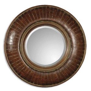 uttermost edwin round mirror 07002 b