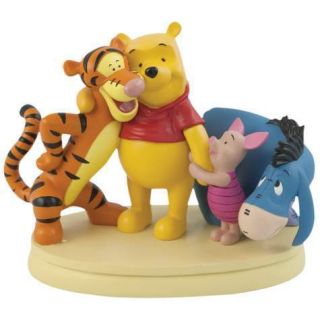  the Pooh BEST FRIENDS Figurine Tigger Piglet Eeyore Hugging Group Hug
