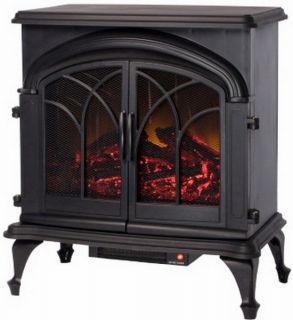 New Large Electric Fireplace Stove Heater Standing 1,350 Watt Heater