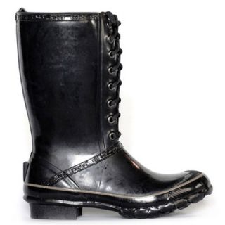 Bogs Womens Elyse Rubber Boots Black