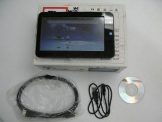 Ematic eGlide 7 Inch Touch Screen Tablet with Android 2.1   Black
