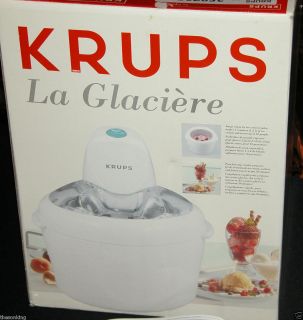 KRUPS La Glaciere Electronic Ice Cream Sorbet Maker in Box Model 358 1