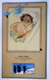  Calendar Charlotte Becker Baby Painting Echo Hotel Oregon 40s