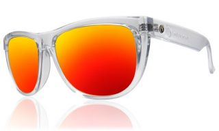 New ELECTRIC FLIP SIDE Sunglasses Titanium Clear  Grey Fire Chrome
