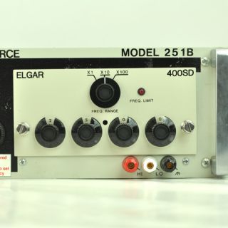 Elgar 251B AC Power Source with 400SD Plug in Oscillator