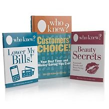 who knew customers choice 3 book set of best tips price $ 17 95 $ 24