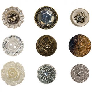 Scrapbooking Tim Holtz Idea Ology Accoutrements Fanciful Buttons