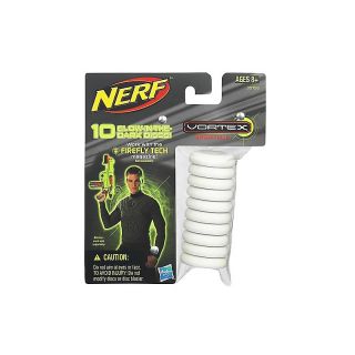 Nerf Vortex Glow in the Dark Ammo Refill   10 Pack