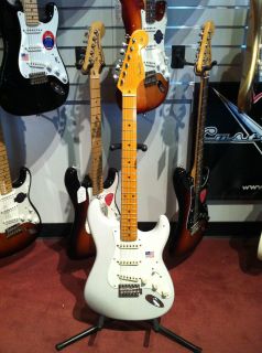 Hand Signed Fender Eric Johnson Stratocaster White Blonde 1 of 6 w