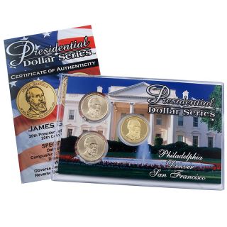  Coins Presidential Coins 2011 PDS James Garfield Presidential Dollars