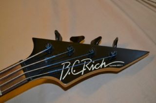 BC Rich Platinum Series Warlock Bass Guitar   Red
