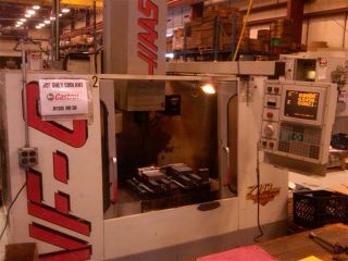 1996 Haas VF0 CNC Vertical Mill 10 000 RPM Rigid Tap CT40 4th axis