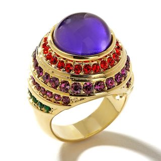  multicolor crystal goldtone ring note customer pick rating 8 $ 17 46