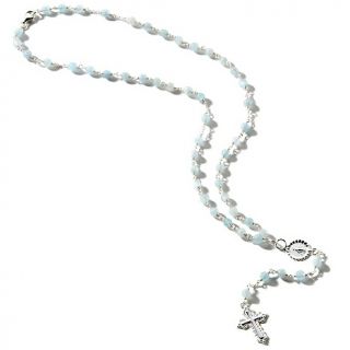  Jewelry Necklaces Drop Gemstone Sterling Silver 19 Rosary Necklace