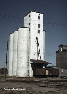 Grain Elevators at Caldwell Idaho Photo Picture 1941