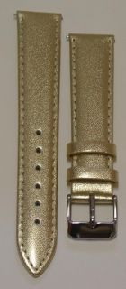  Silver Leather Watch Band Fits Michele Invicta ELINI Others