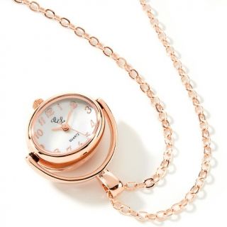 Colleen Lopez Drusy Flip Pendant Watch with 28 Chain