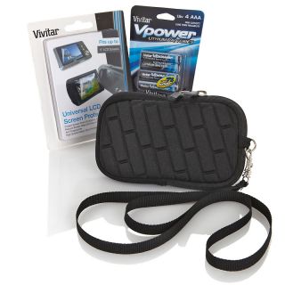 Vivitar Camera Accessory Kit   Case, Batteries, Screen Protectors at
