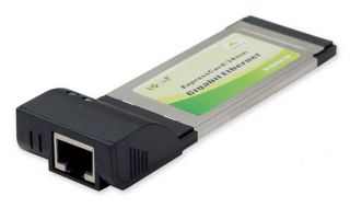  Network Gigabit port, Ethernet for Notebook PC 34mm ExpressCard slot