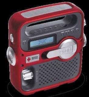 NEW IN BOX ETON SOLARLINK FR360 AMERICAN RED CROSS AM FM WEATHER RADIO