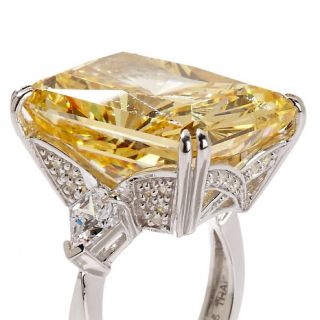 Daniel K 25.34ct Absolute™ Canary and Clear Sterling Silver Cocktail