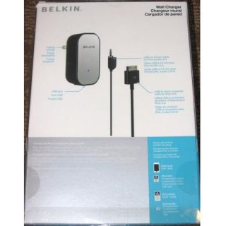 OEM Belkin F8Z186 AC Charger for Apple iPod Shuffle with Shuffle Cable